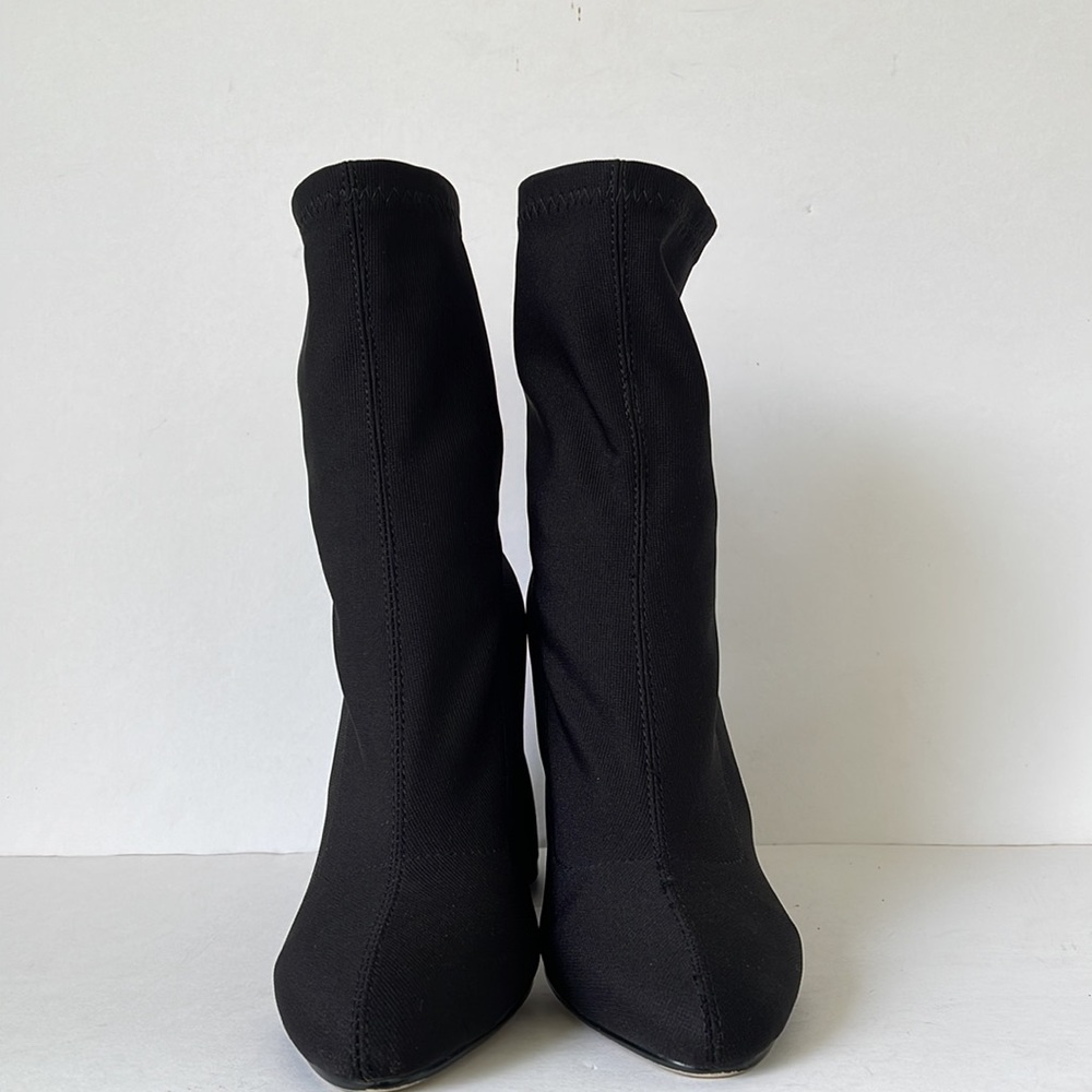 Azalea Wang Studded Heel Sock Bootie 7.5 - image 4